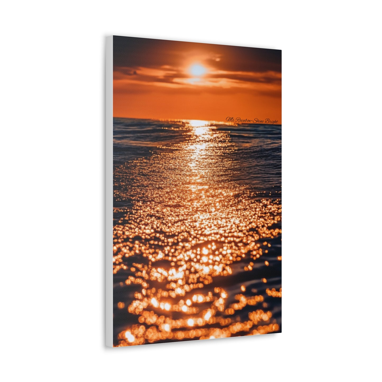 Ocean Sunset Canvas Print - Classic Art for Home Decor