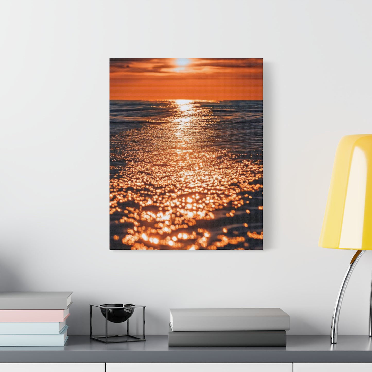 Ocean Sunset Canvas Print - Classic Art for Home Decor
