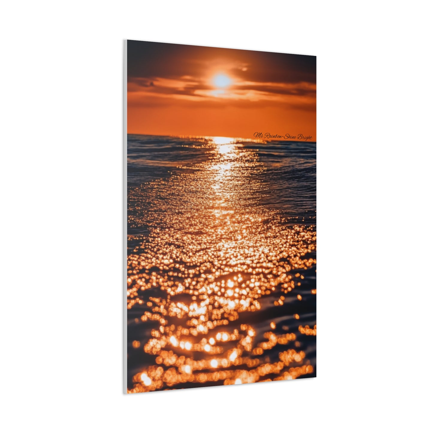 Ocean Sunset Canvas Print - Classic Art for Home Decor