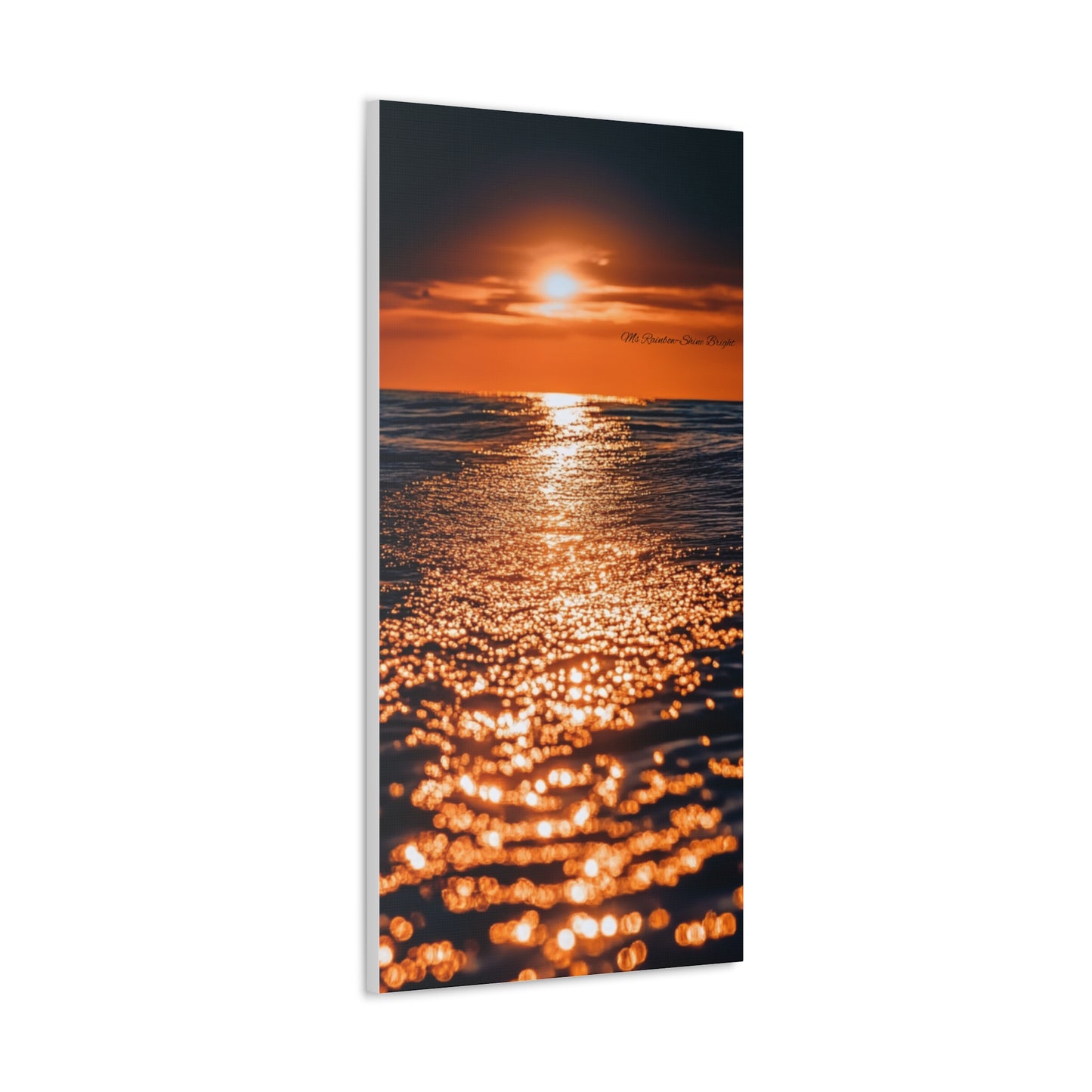 Ocean Sunset Canvas Print - Classic Art for Home Decor