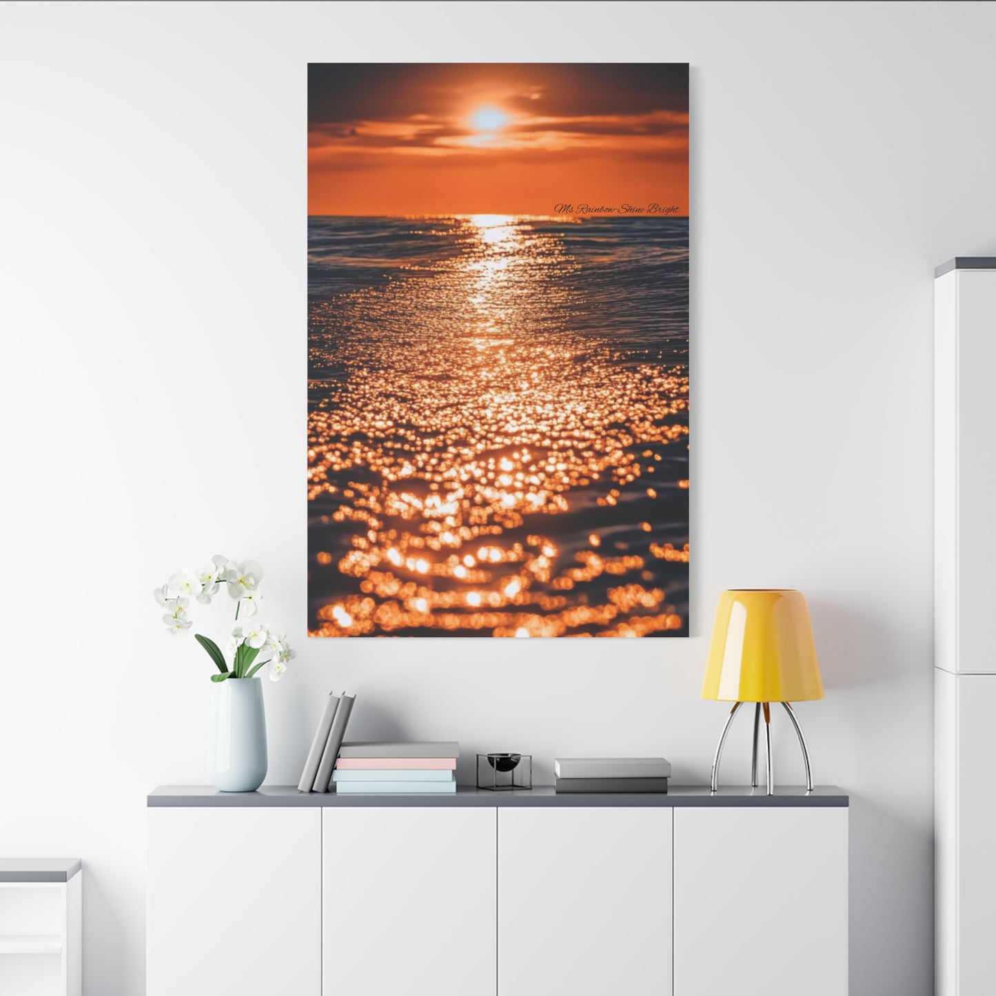 Ocean Sunset Canvas Print - Classic Art for Home Decor