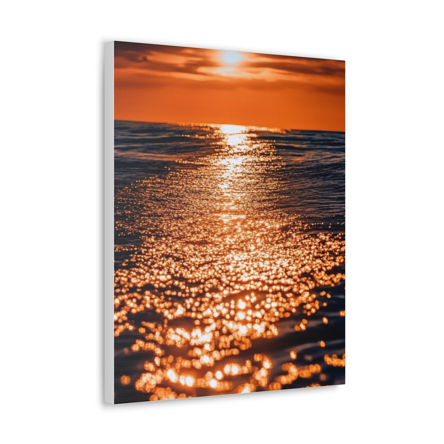 Ocean Sunset Canvas Print - Classic Art for Home Decor