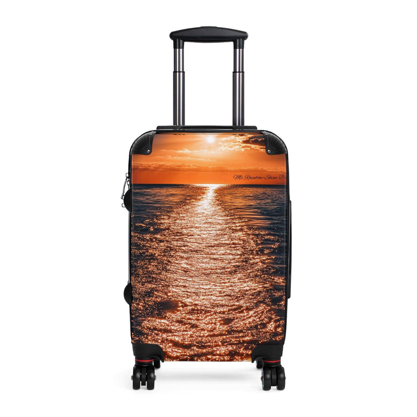 Sunset Reflection Suitcase – Perfect for Travel Enthusiasts & Beach Lovers