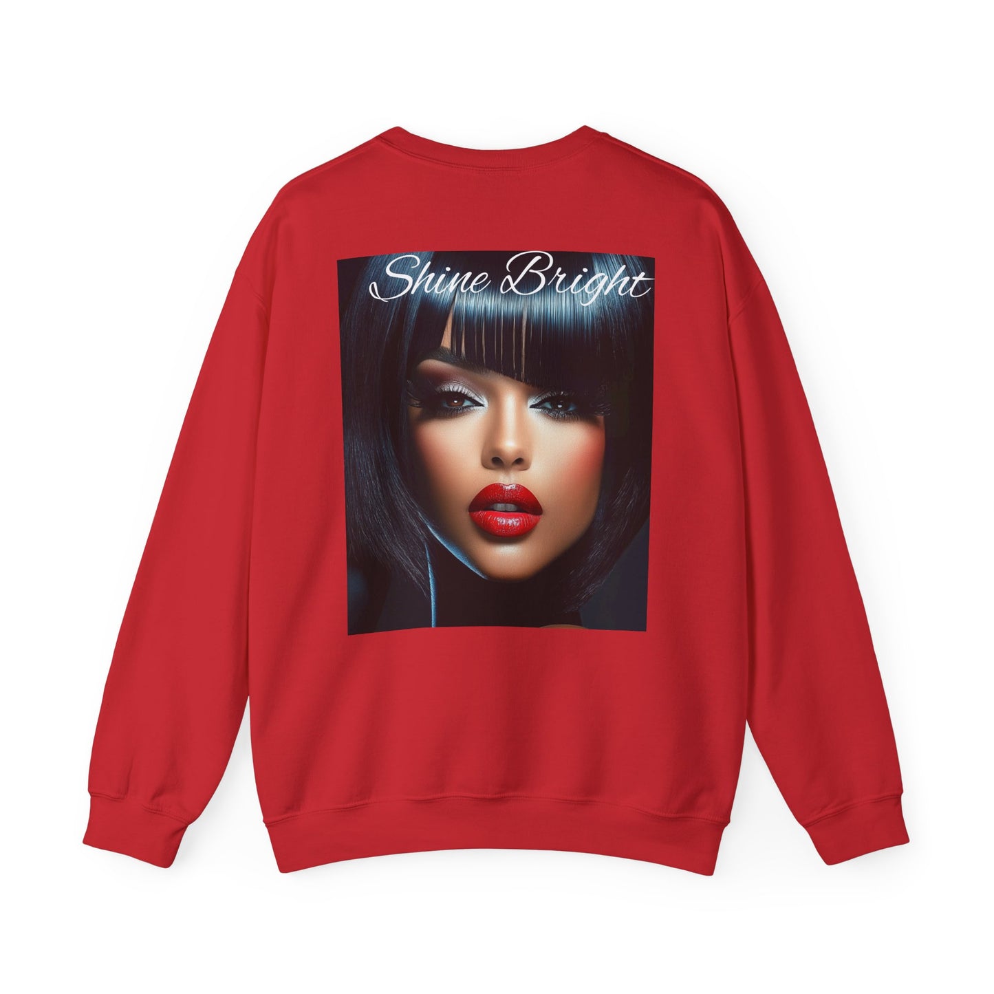 Ms-Rainbow-Shine Bright Unisex Heavy Blend™ Crewneck Sweatshirt