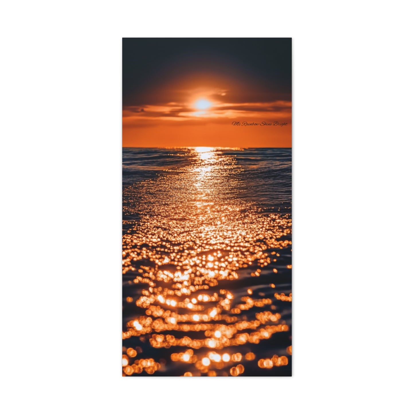 Ocean Sunset Canvas Print - Classic Art for Home Decor