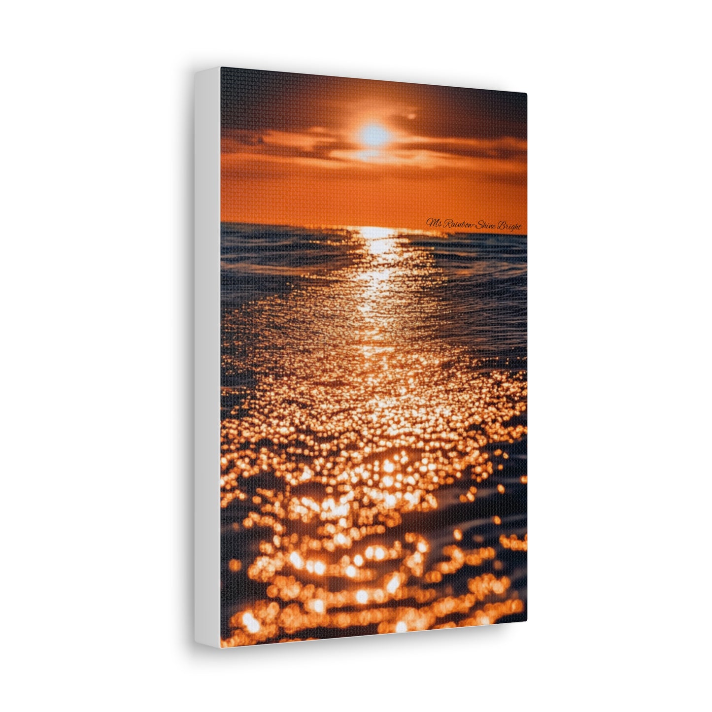 Ocean Sunset Canvas Print - Classic Art for Home Decor