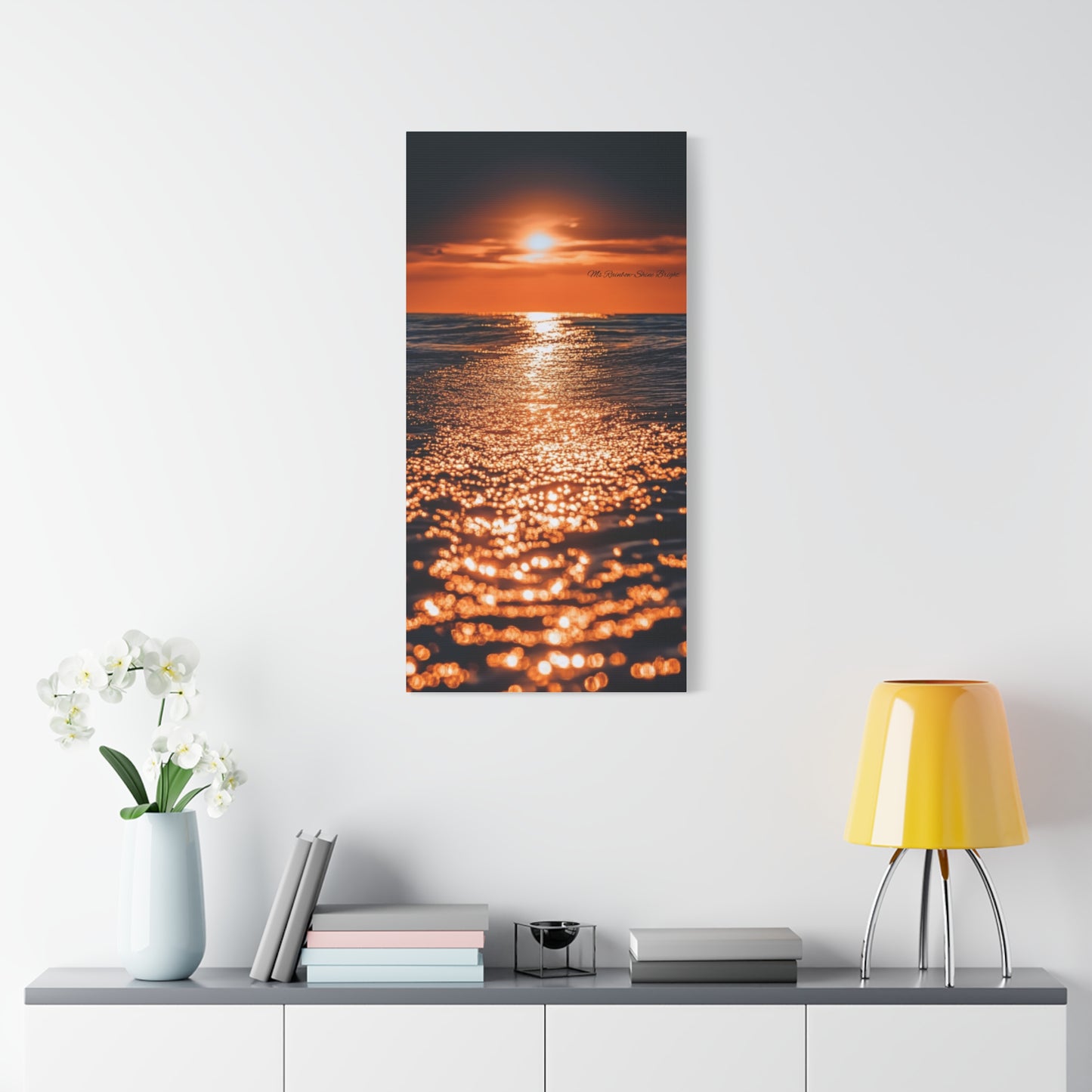 Ocean Sunset Canvas Print - Classic Art for Home Decor