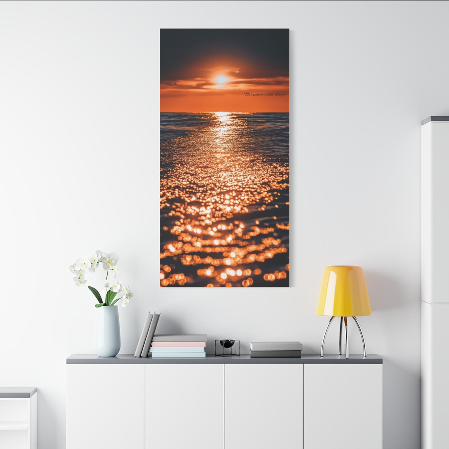 Ocean Sunset Canvas Print - Classic Art for Home Decor