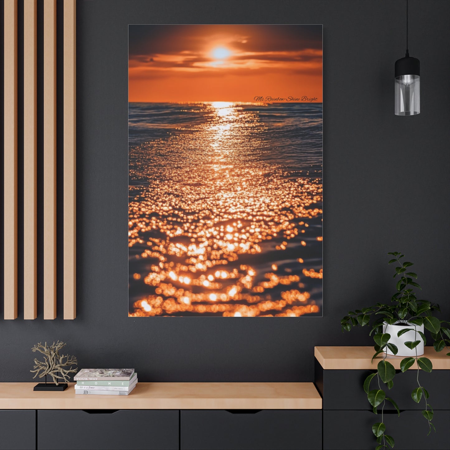 Ocean Sunset Canvas Print - Classic Art for Home Decor