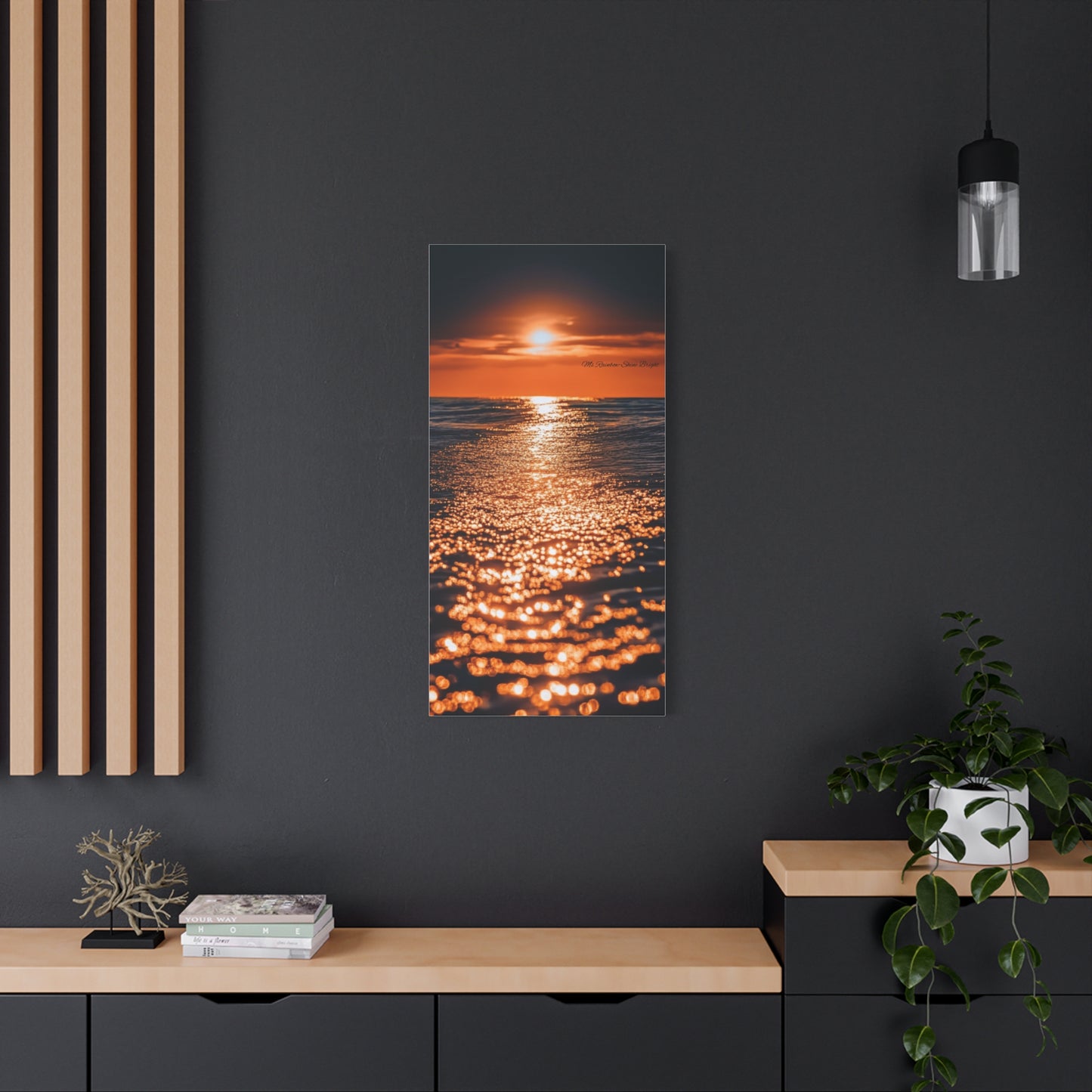 Ocean Sunset Canvas Print - Classic Art for Home Decor