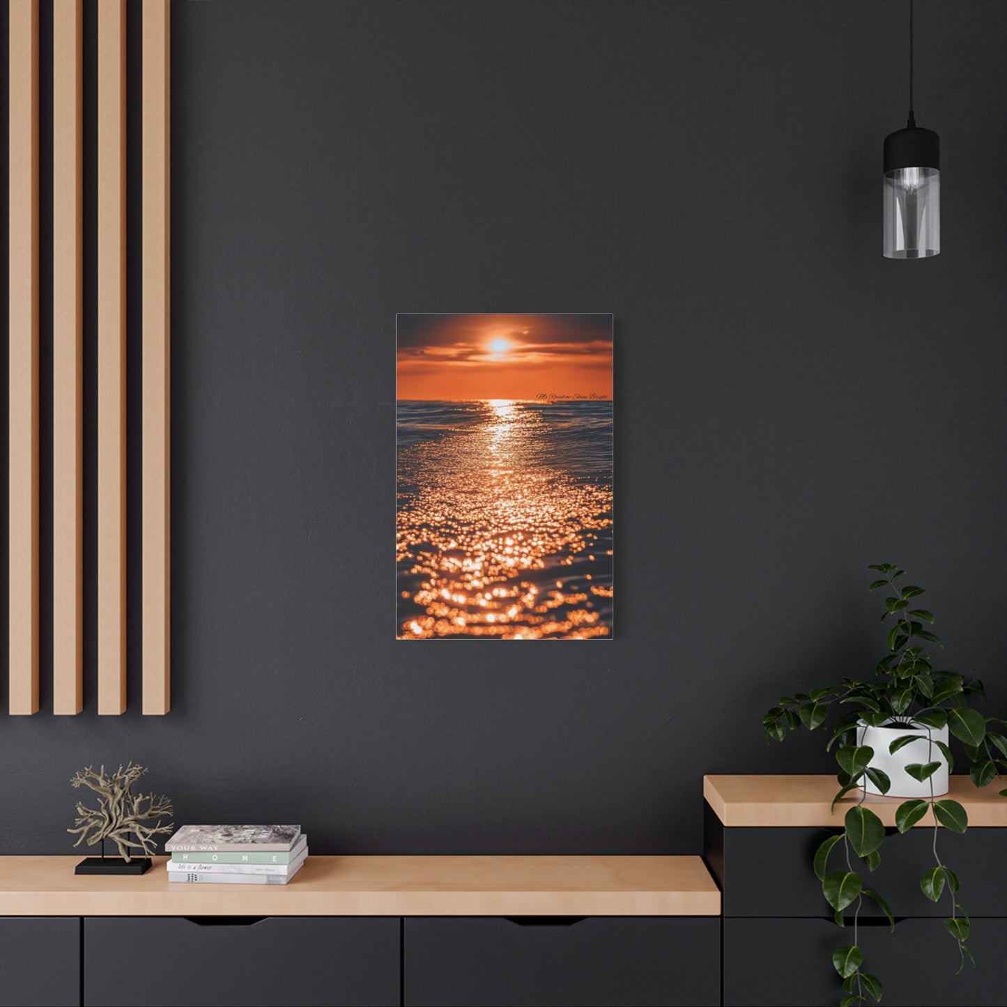 Ocean Sunset Canvas Print - Classic Art for Home Decor