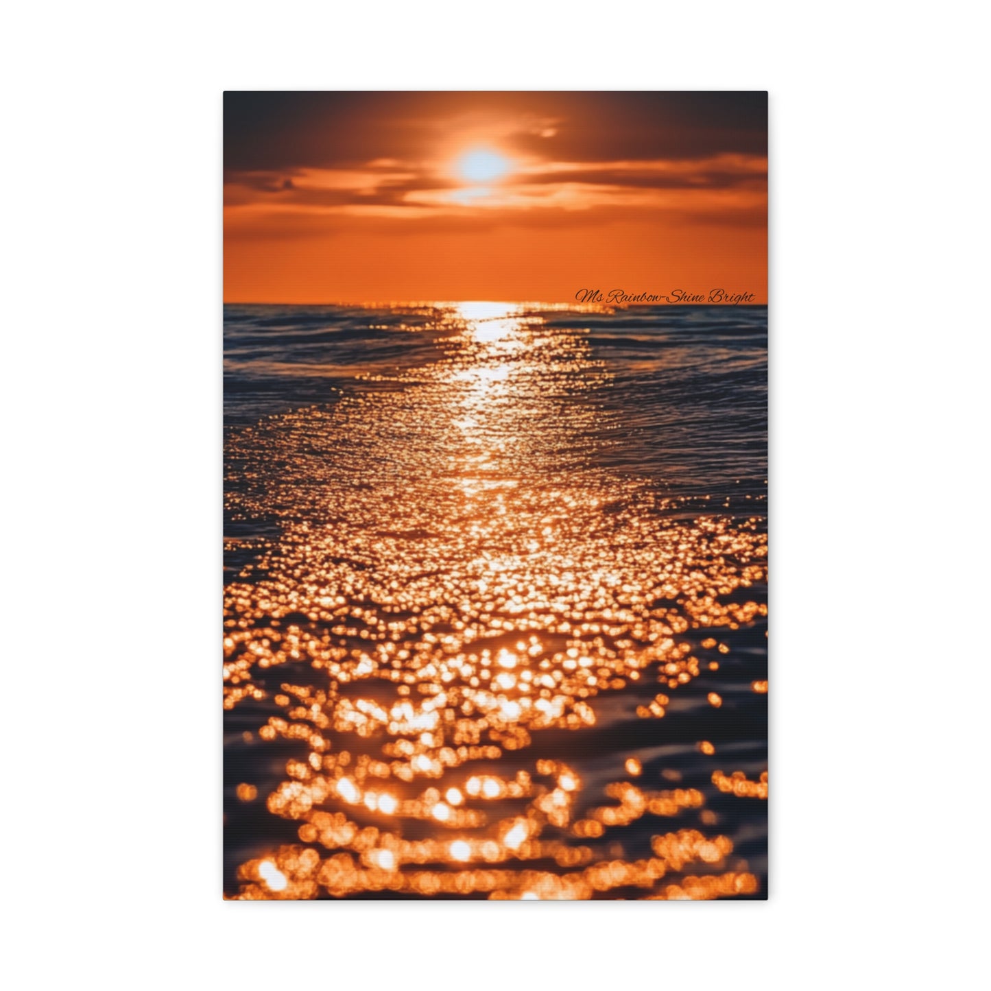 Ocean Sunset Canvas Print - Classic Art for Home Decor