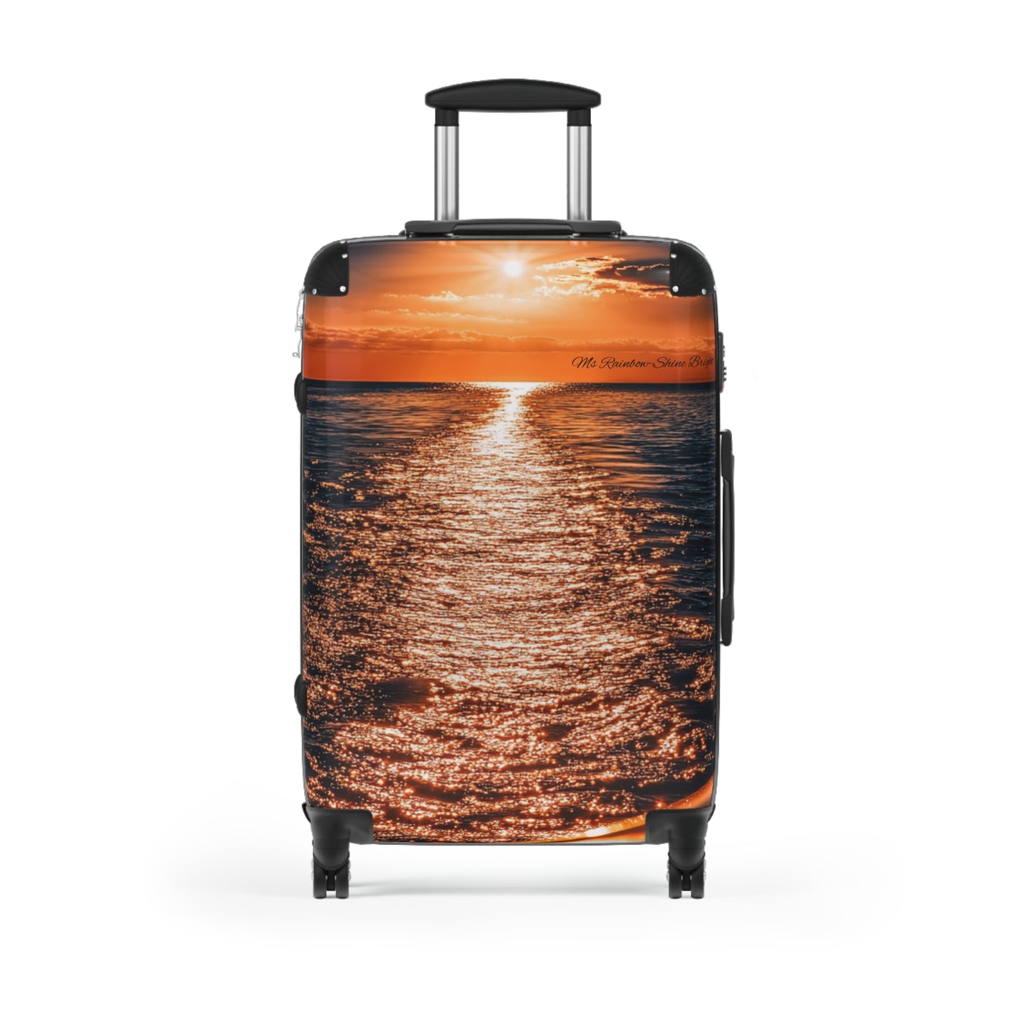 Sunset Reflection Suitcase – Perfect for Travel Enthusiasts & Beach Lovers