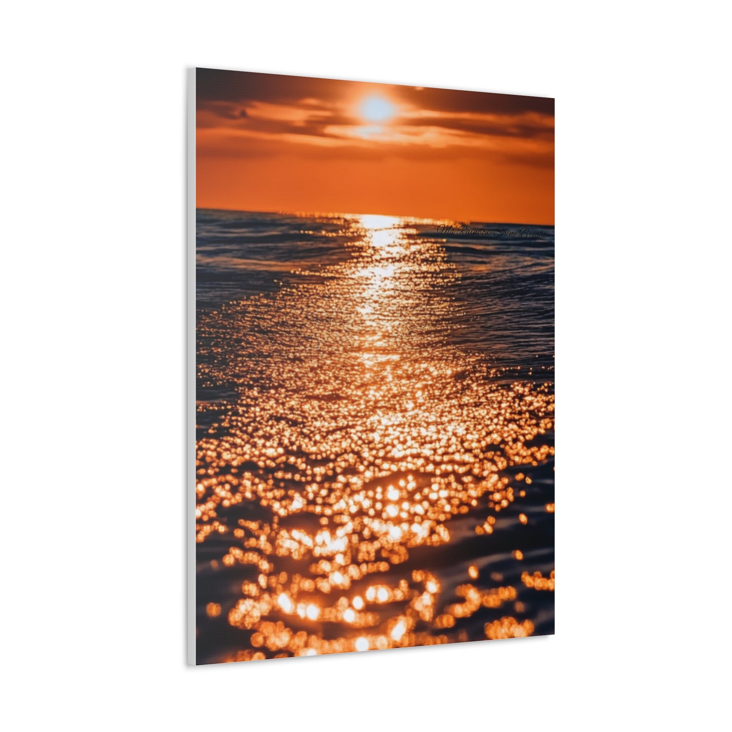 Ocean Sunset Canvas Print - Classic Art for Home Decor