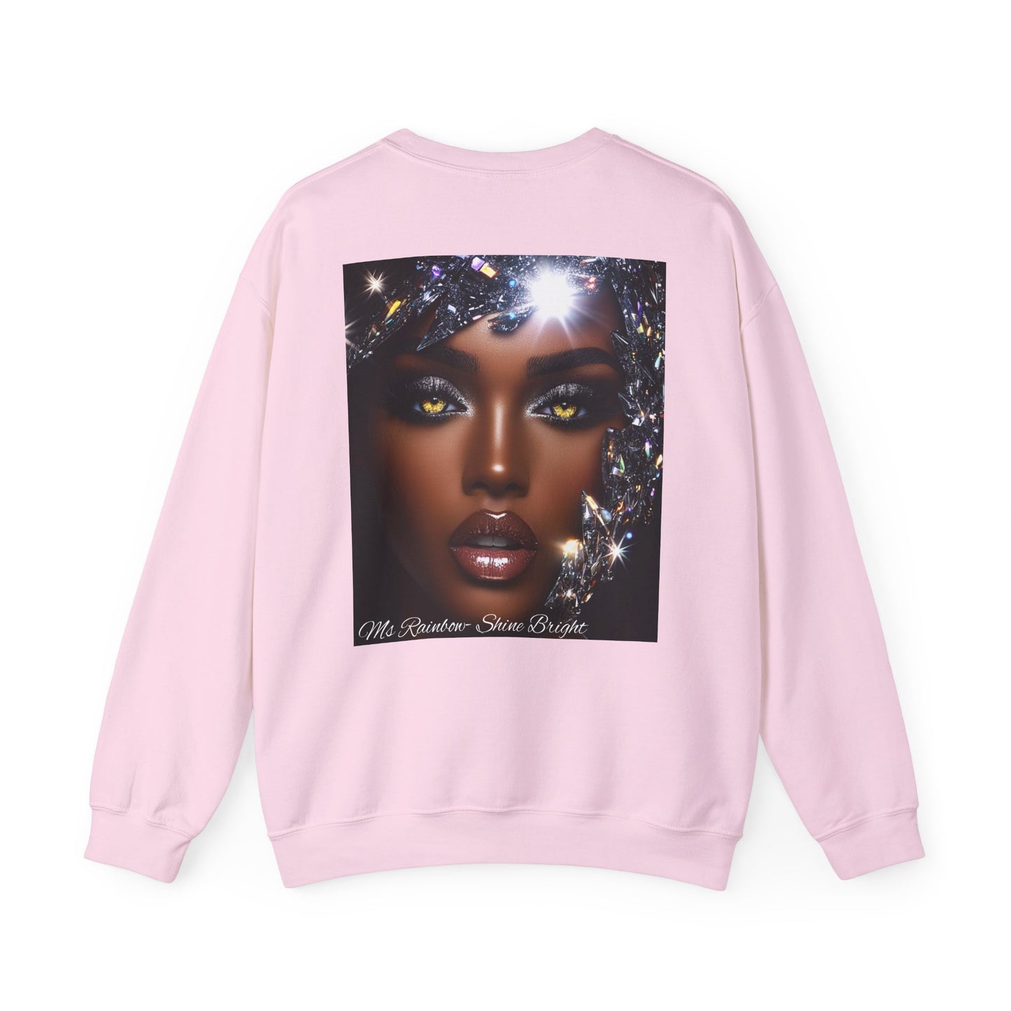 Ms Rainbow-Shine Bright' Glam Unisex Sweatshirt