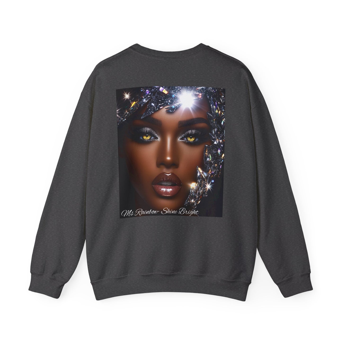 Ms Rainbow-Shine Bright' Glam Unisex Sweatshirt