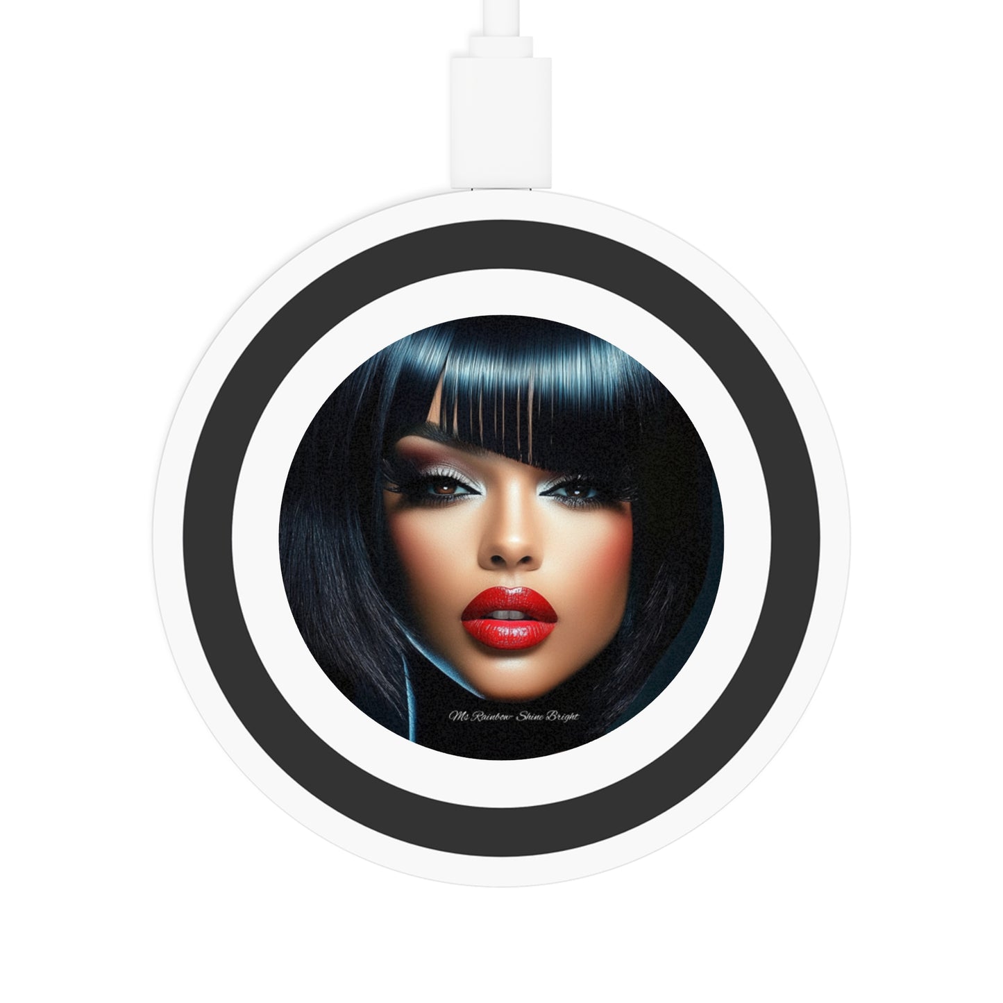 Stylish Wireless Charging Pad with Glamorous Design