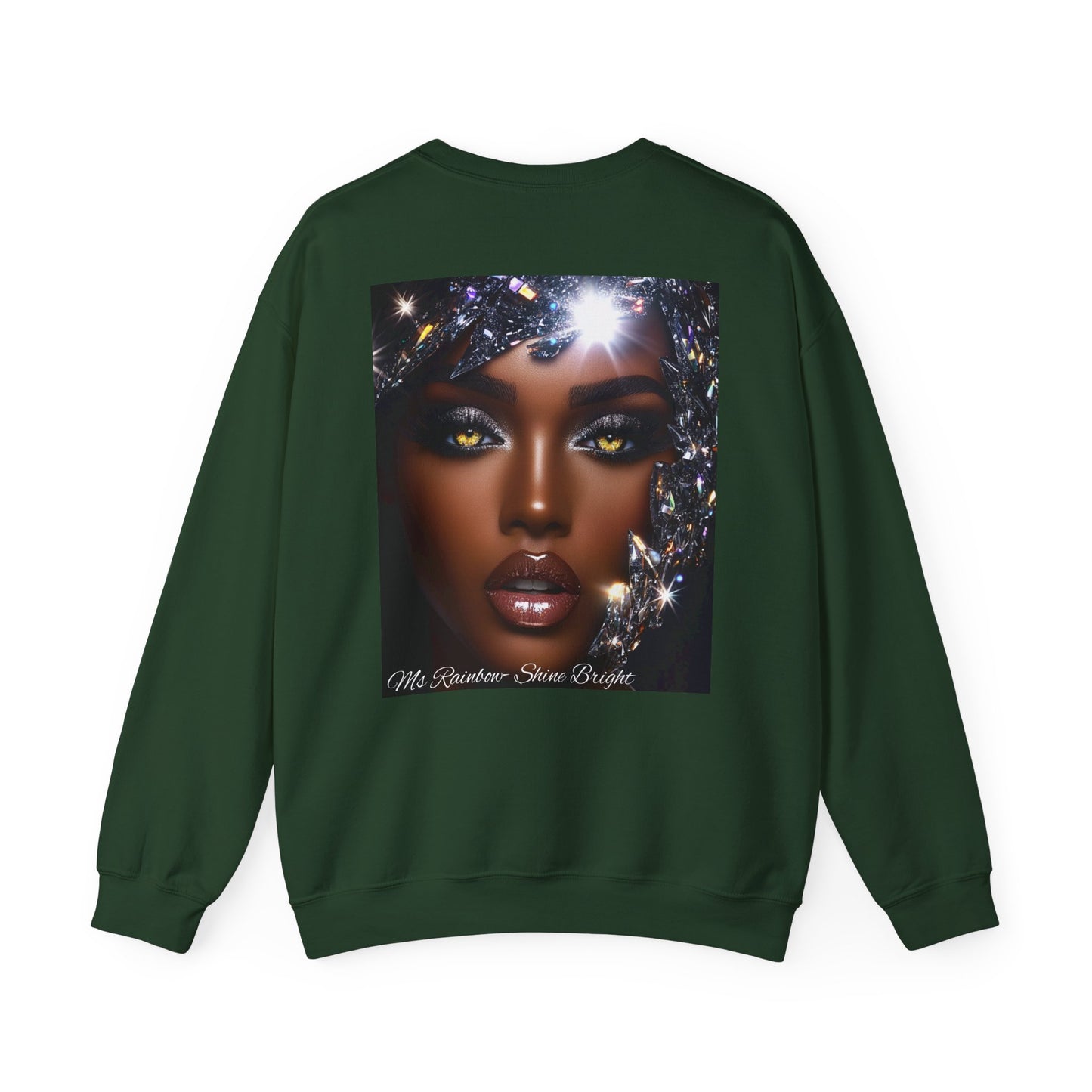 Ms Rainbow-Shine Bright' Glam Unisex Sweatshirt