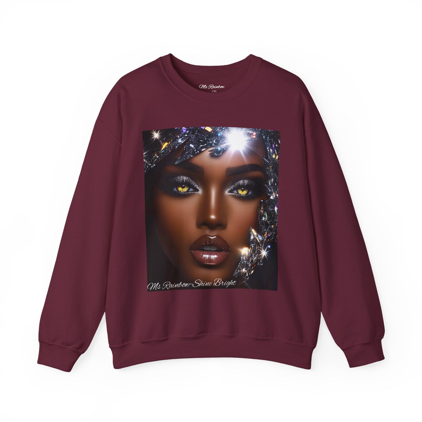 Ms Rainbow-Shine Bright' Glam Unisex Sweatshirt