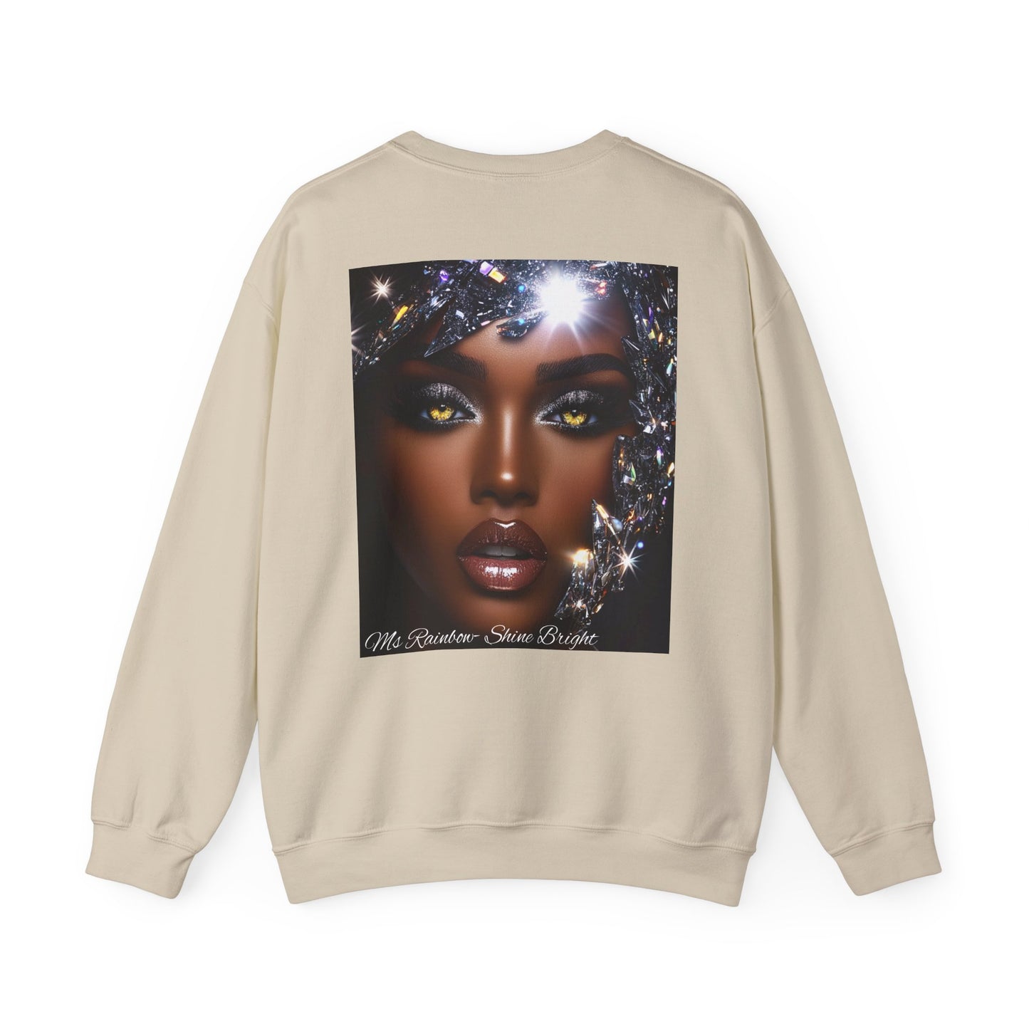 Ms Rainbow-Shine Bright' Glam Unisex Sweatshirt