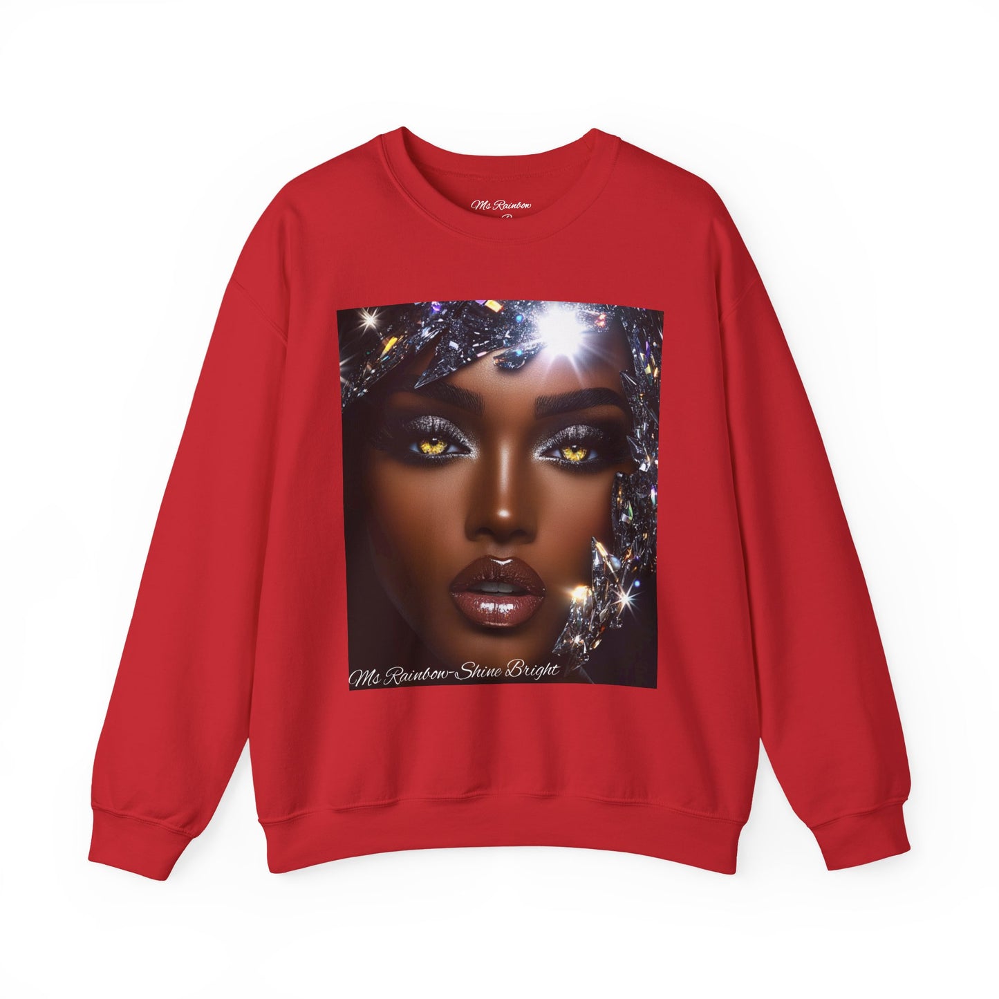 Ms Rainbow-Shine Bright' Glam Unisex Sweatshirt