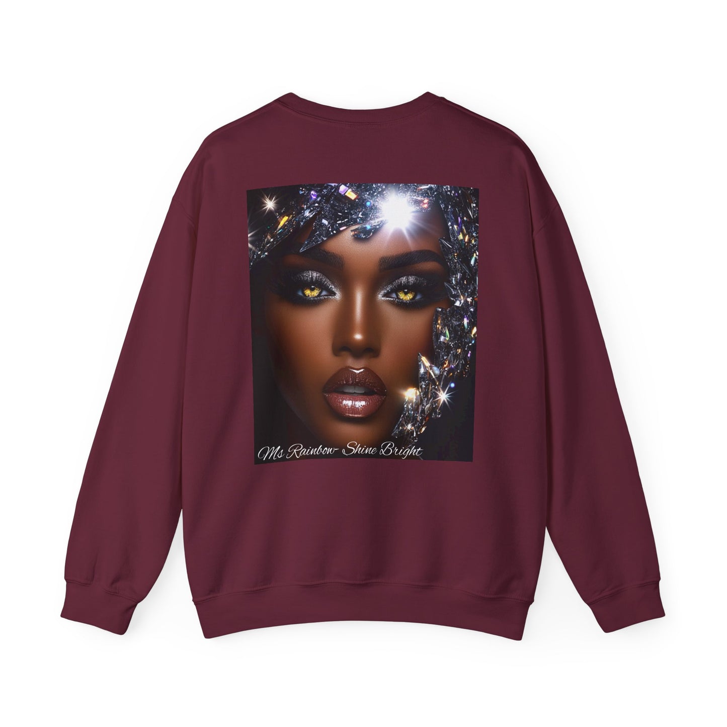 Ms Rainbow-Shine Bright' Glam Unisex Sweatshirt