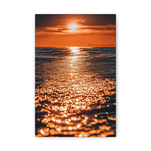 Ocean Sunset Canvas Print - Classic Art for Home Decor