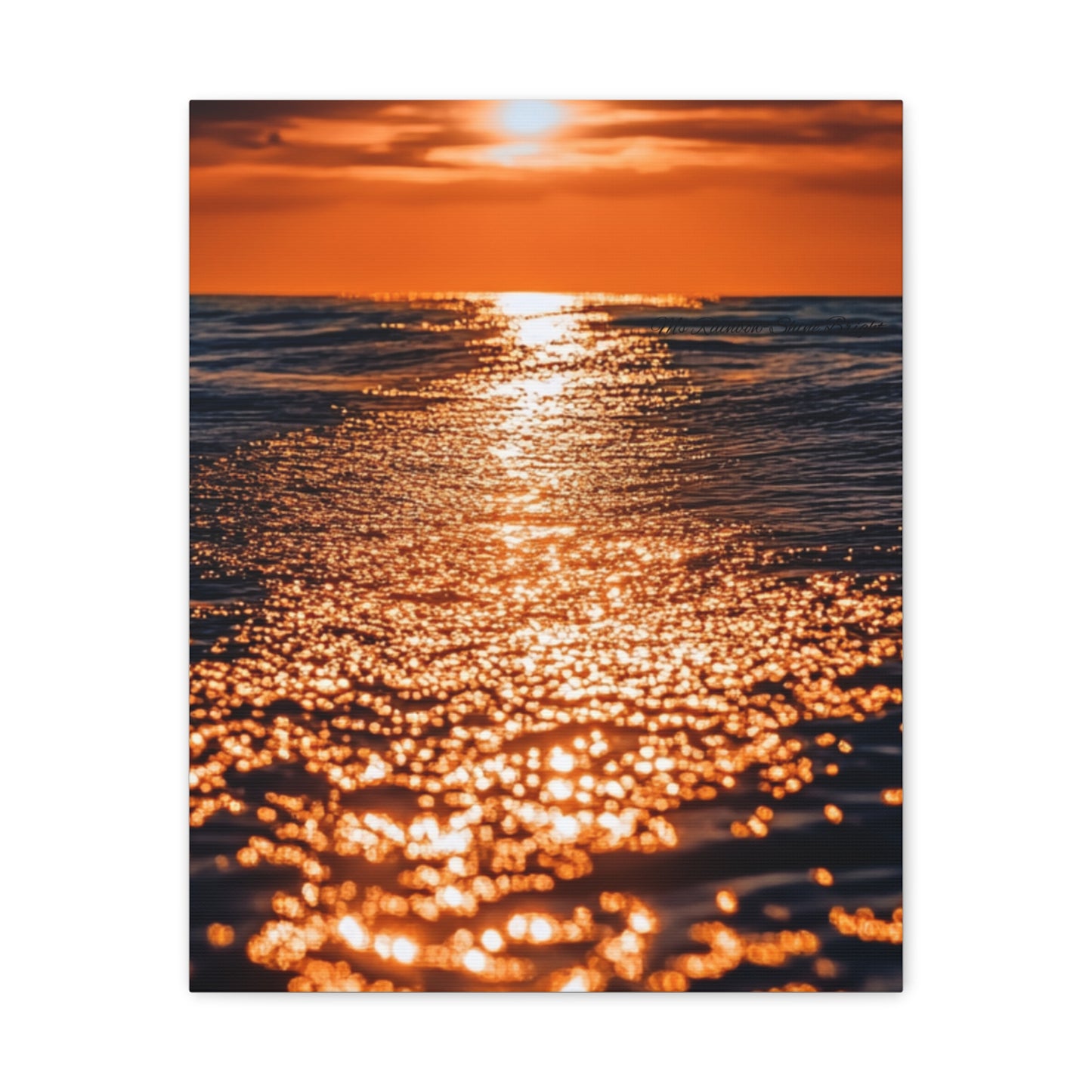 Ocean Sunset Canvas Print - Classic Art for Home Decor