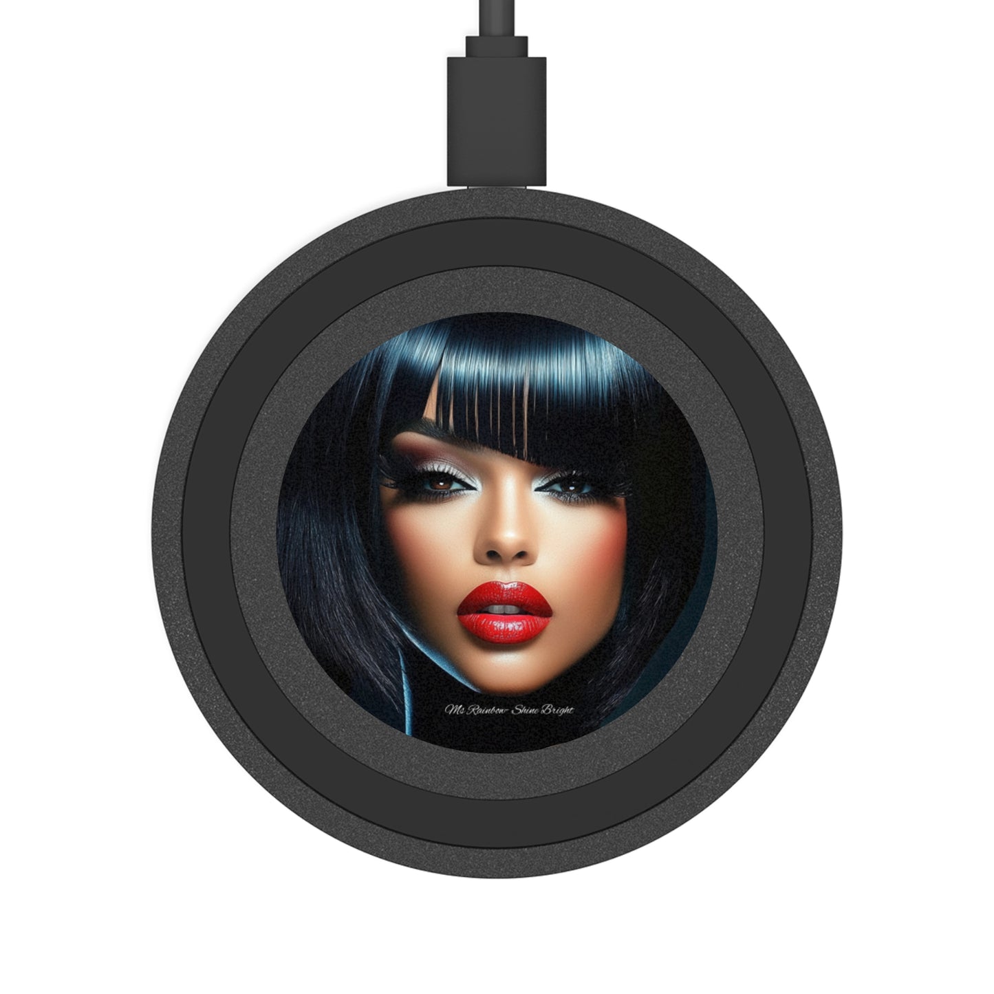 Stylish Wireless Charging Pad with Glamorous Design