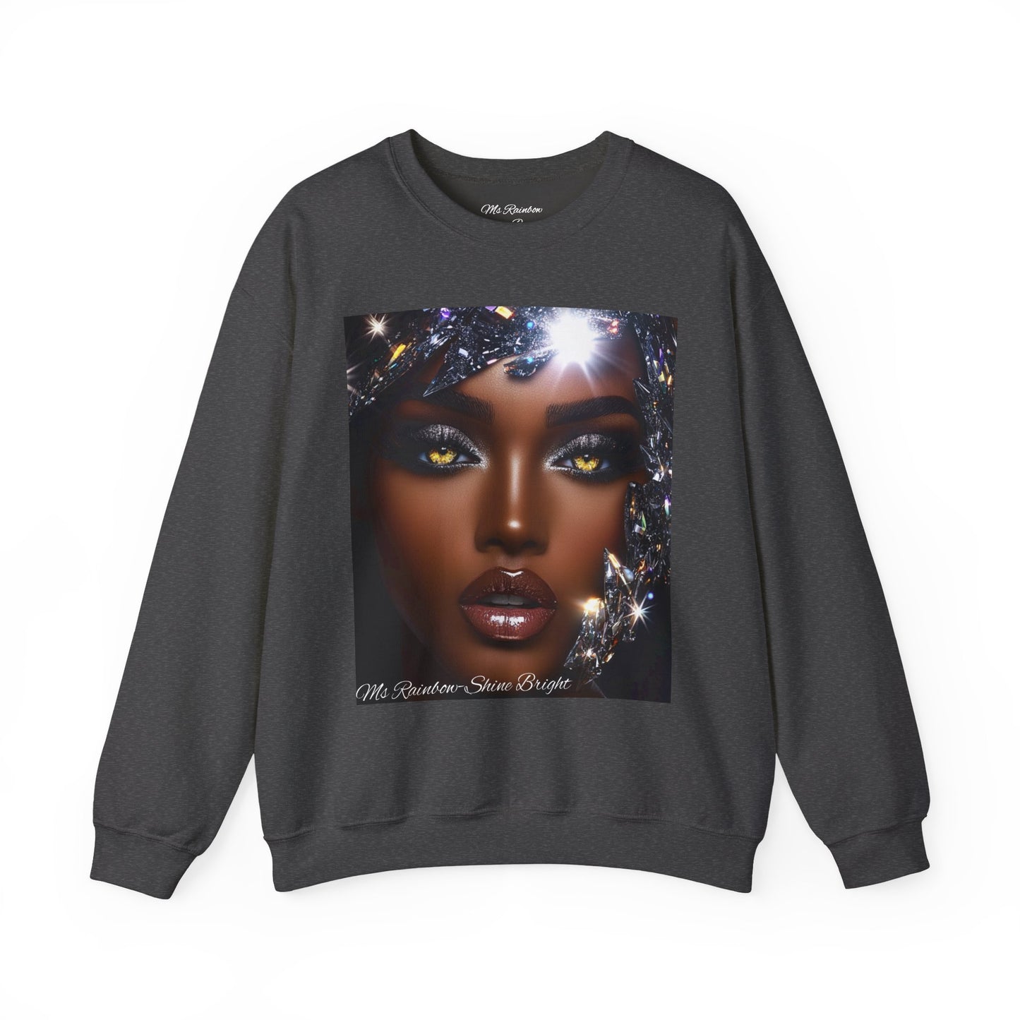 Ms Rainbow-Shine Bright' Glam Unisex Sweatshirt