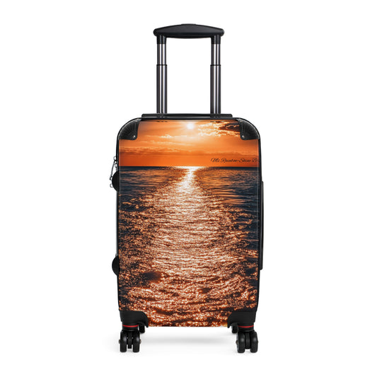 Sunset Reflection Suitcase – Perfect for Travel Enthusiasts & Beach Lovers