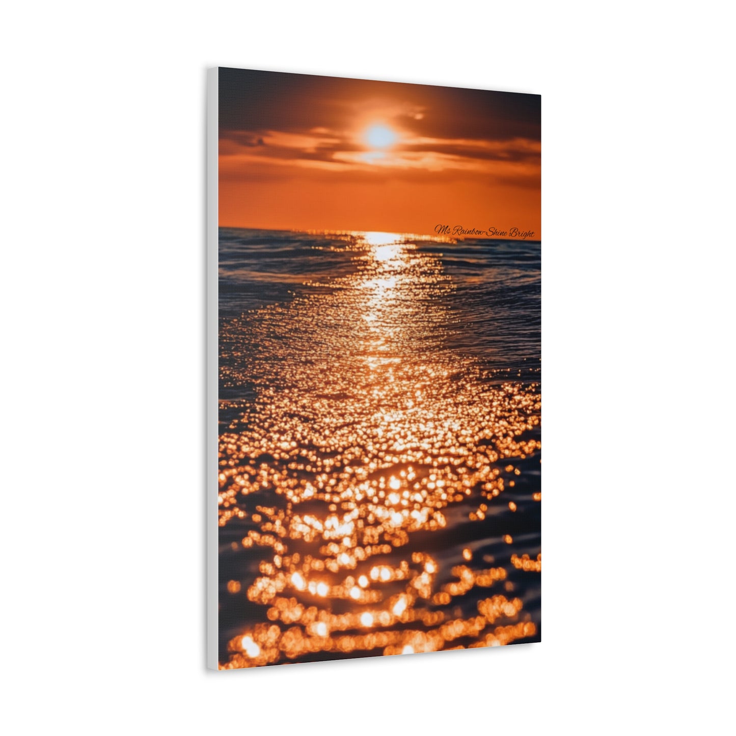 Ocean Sunset Canvas Print - Classic Art for Home Decor