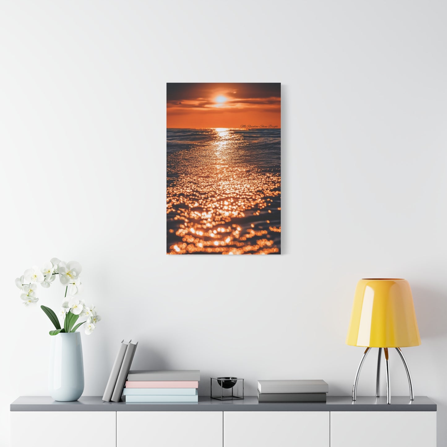 Ocean Sunset Canvas Print - Classic Art for Home Decor