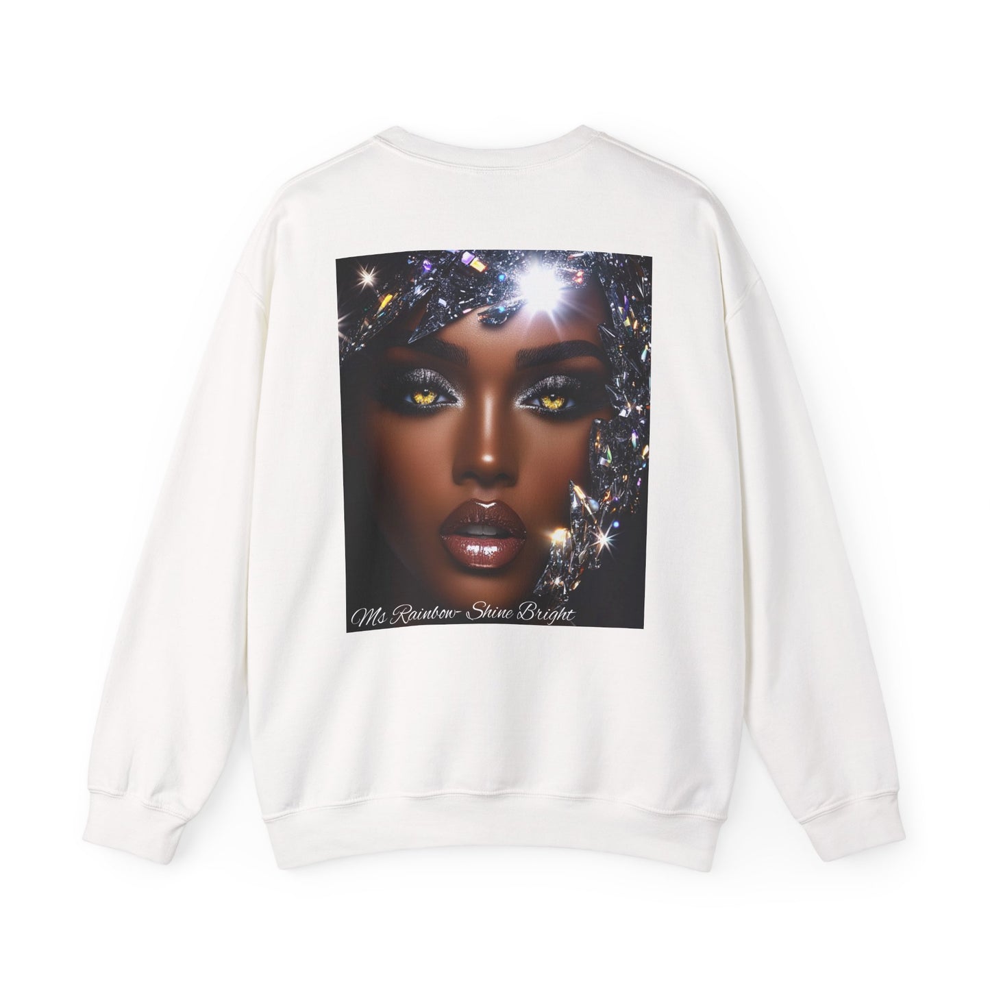 Ms Rainbow-Shine Bright' Glam Unisex Sweatshirt