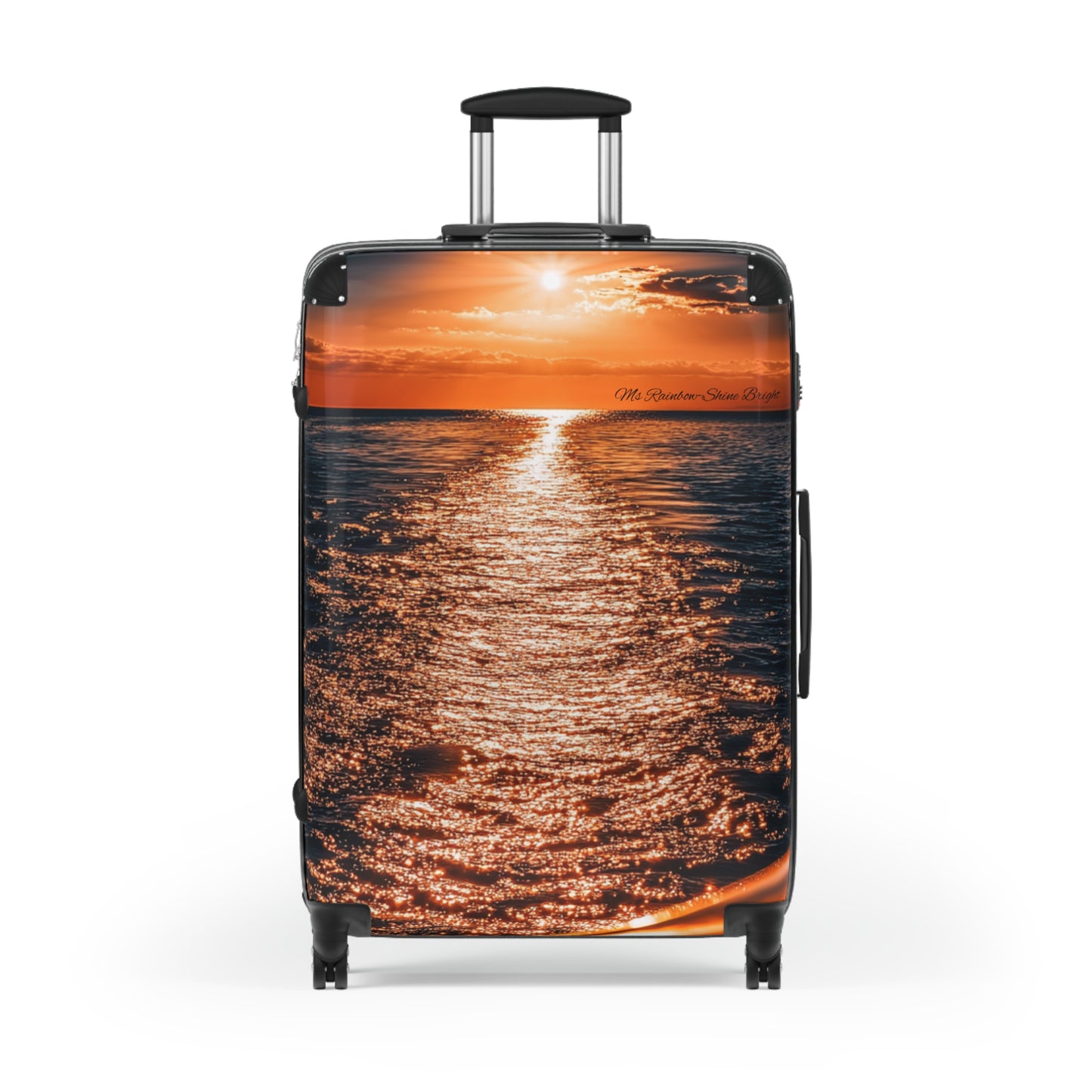 Sunset Reflection Suitcase – Perfect for Travel Enthusiasts & Beach Lovers