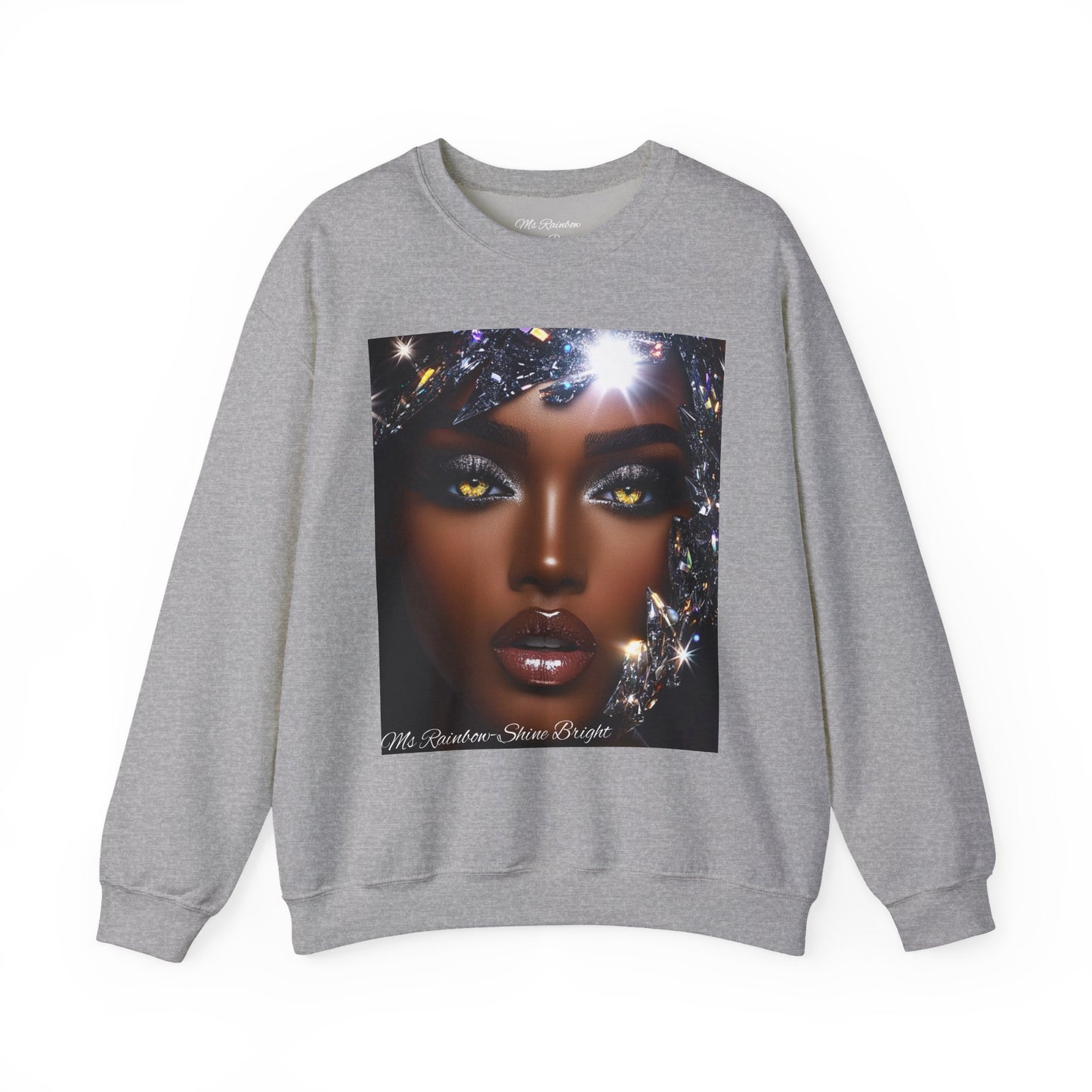 Ms Rainbow-Shine Bright' Glam Unisex Sweatshirt