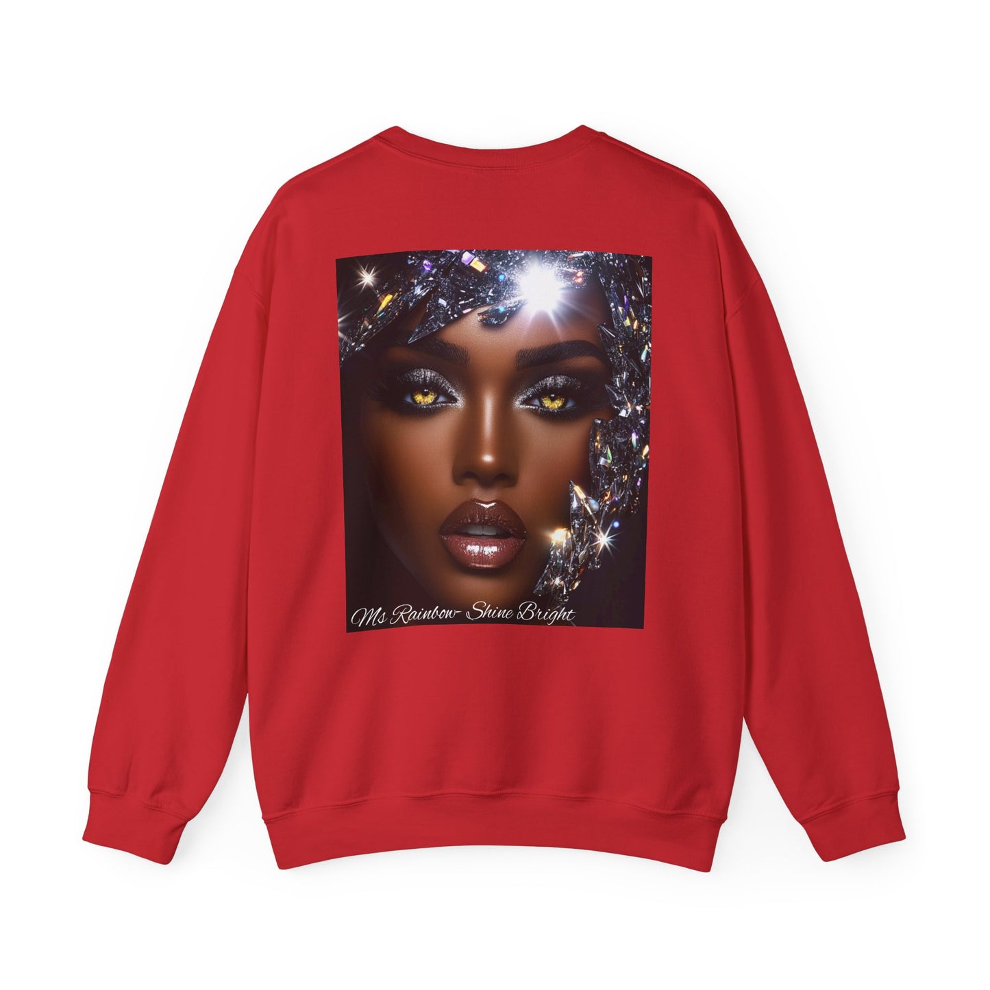 Ms Rainbow-Shine Bright' Glam Unisex Sweatshirt