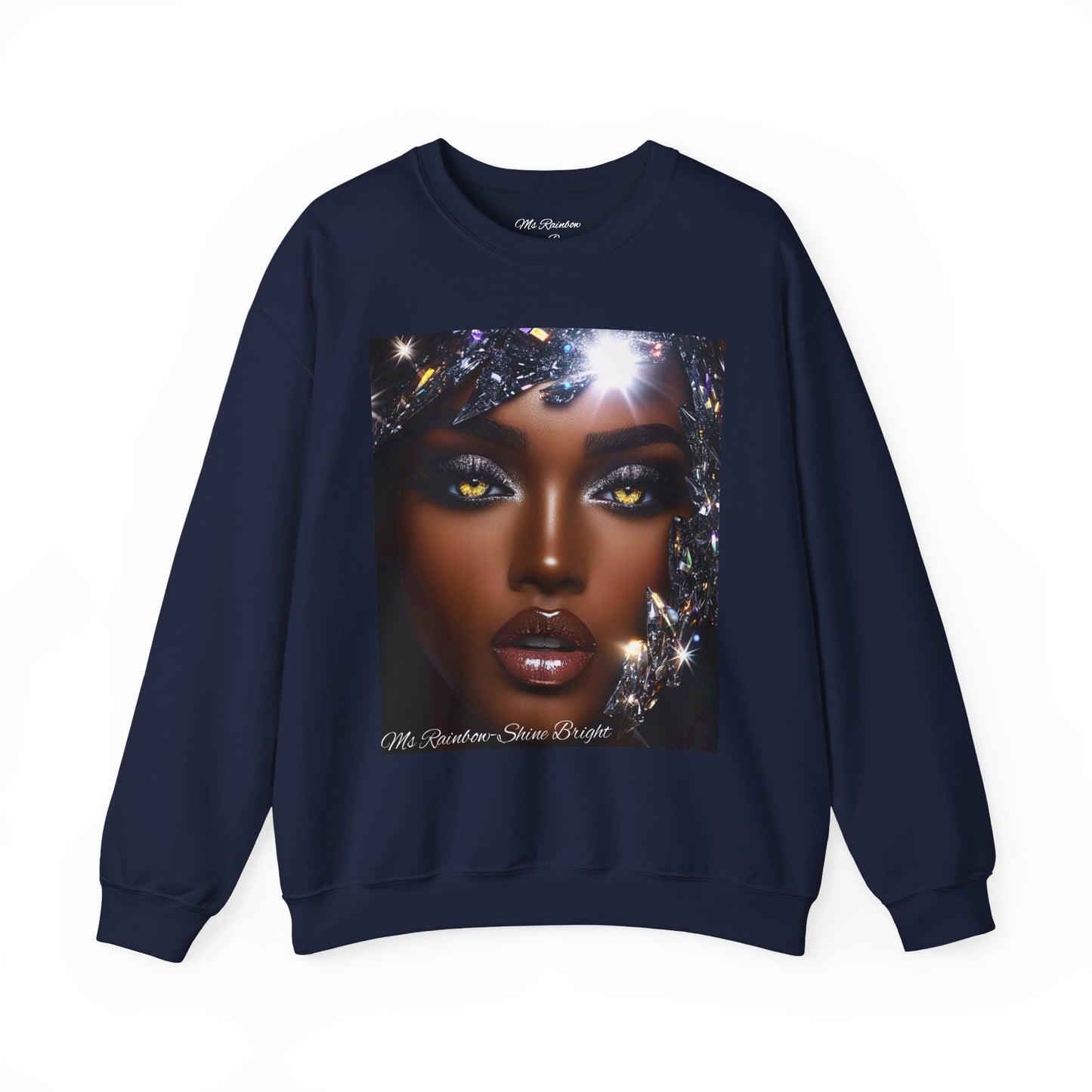 Ms Rainbow-Shine Bright' Glam Unisex Sweatshirt