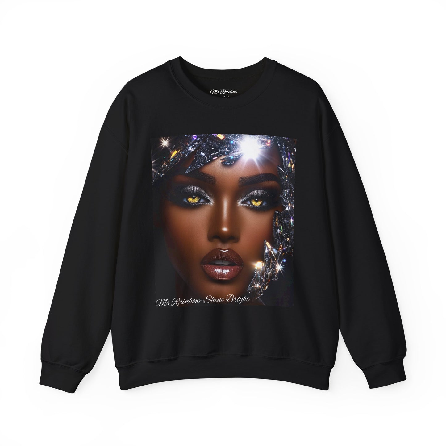 Ms Rainbow-Shine Bright' Glam Unisex Sweatshirt
