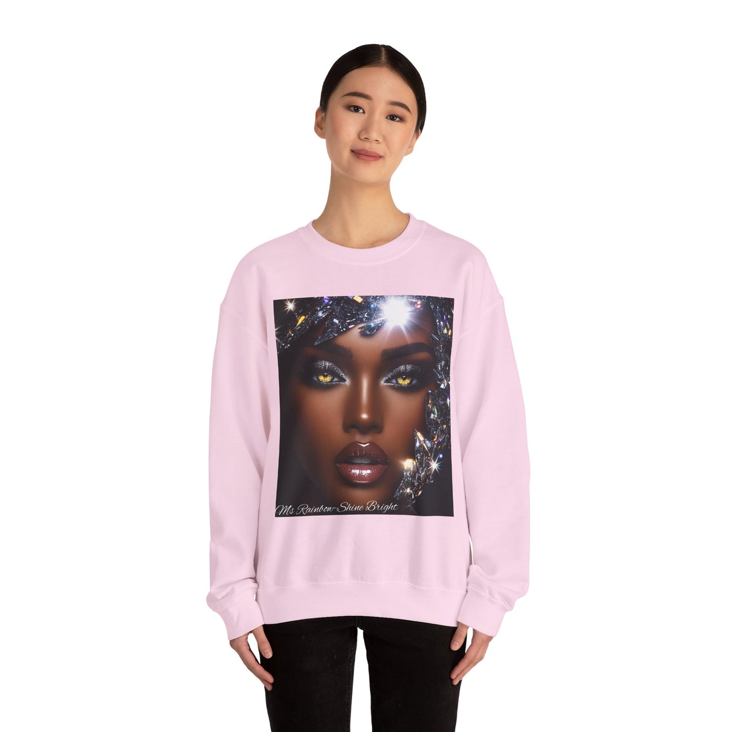 Ms Rainbow-Shine Bright' Glam Unisex Sweatshirt
