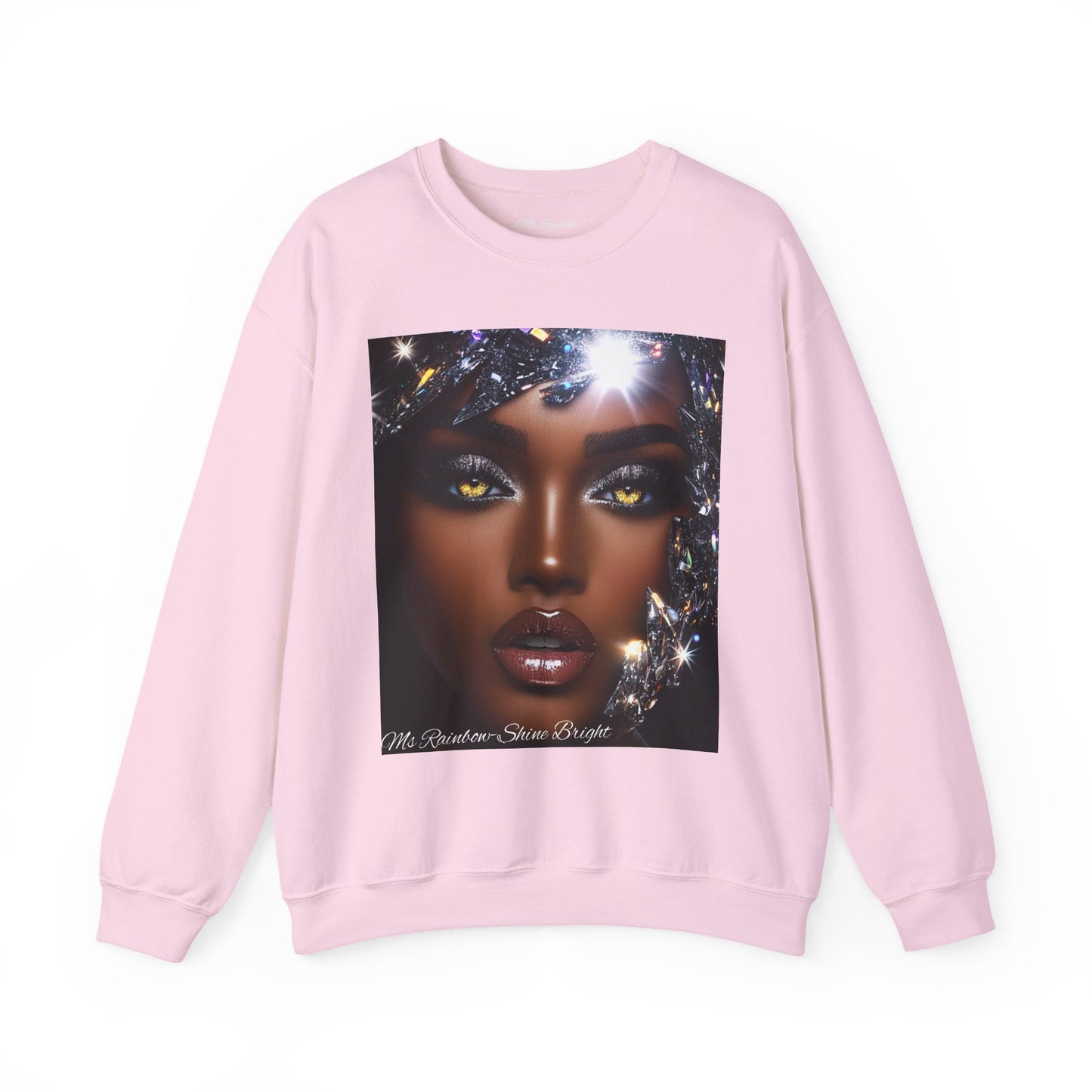Ms Rainbow-Shine Bright' Glam Unisex Sweatshirt