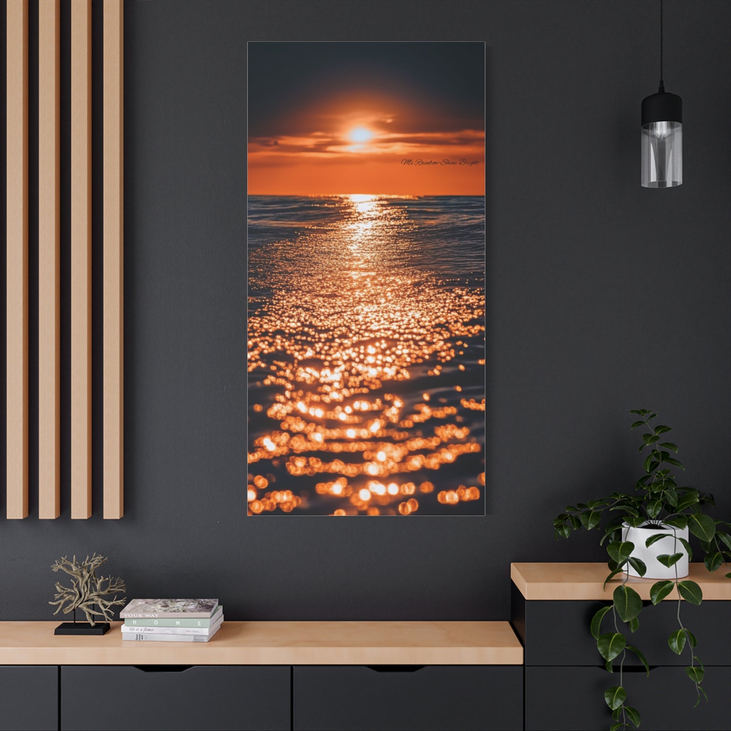 Ocean Sunset Canvas Print - Classic Art for Home Decor
