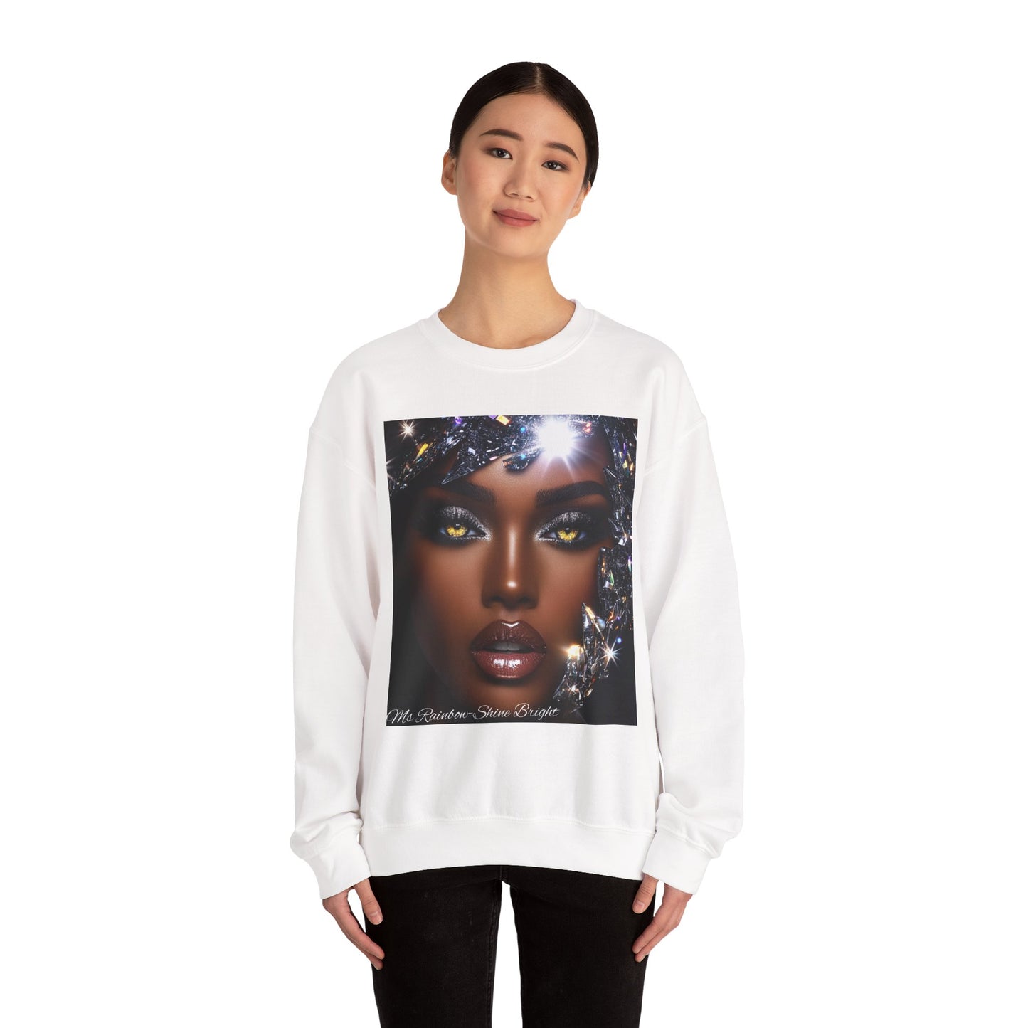 Ms Rainbow-Shine Bright' Glam Unisex Sweatshirt