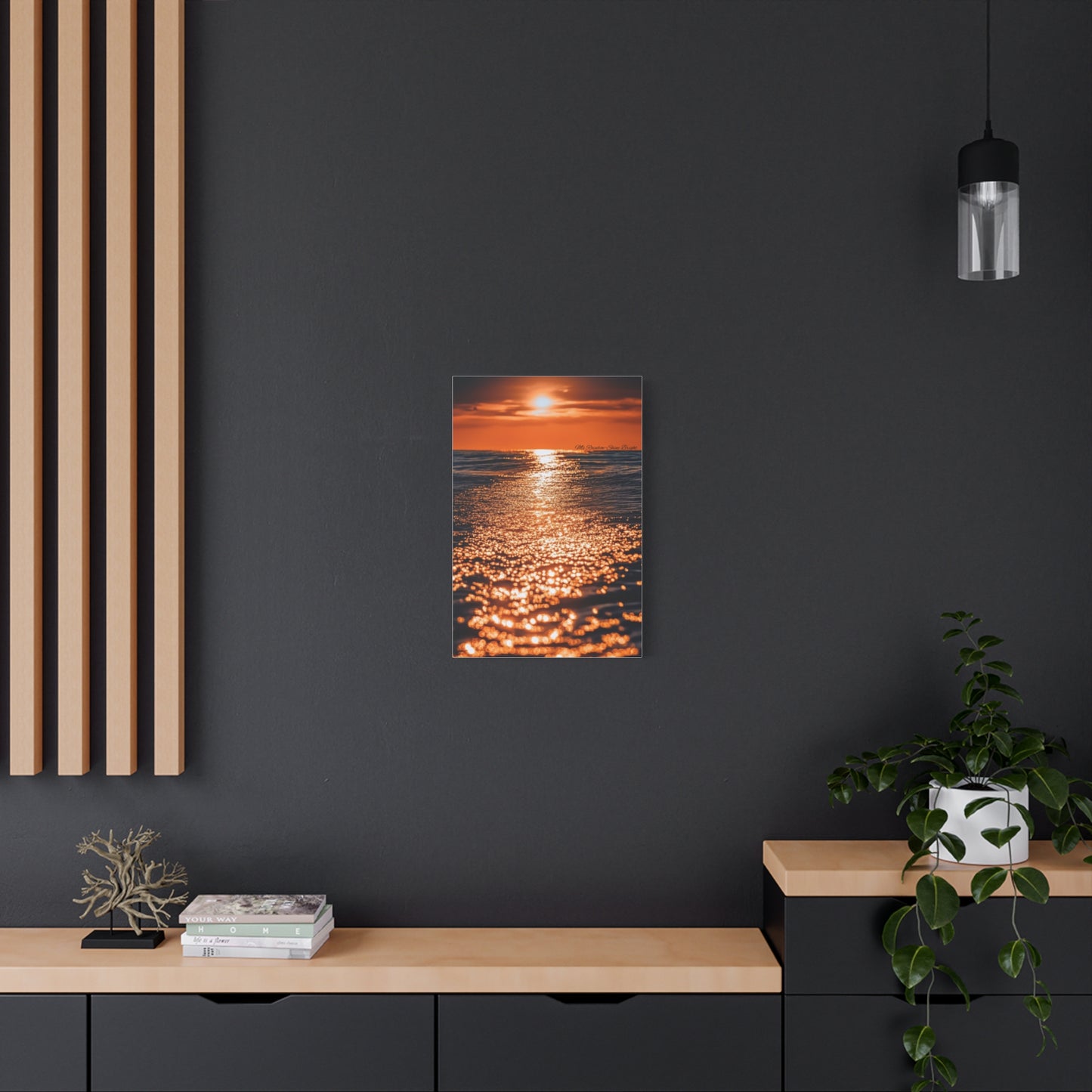Ocean Sunset Canvas Print - Classic Art for Home Decor