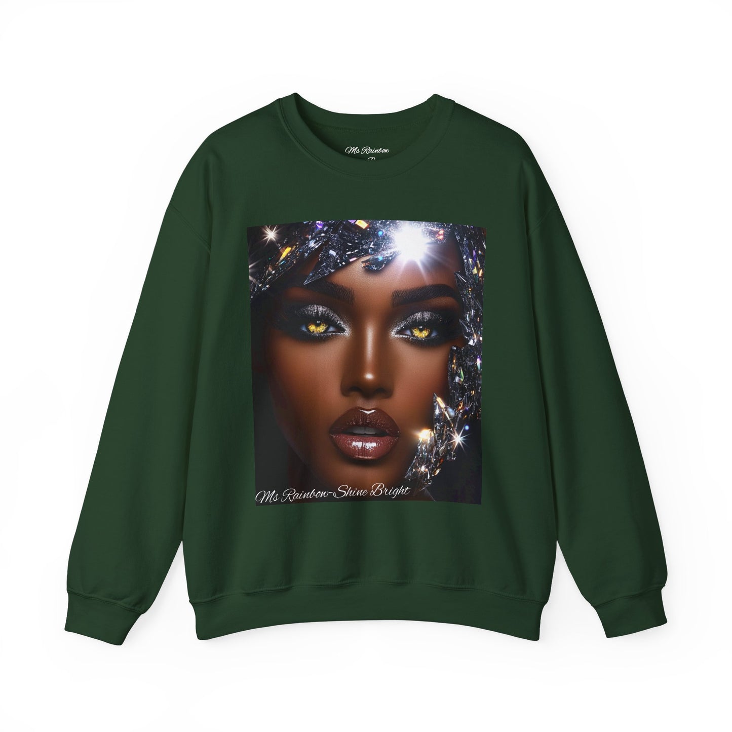 Ms Rainbow-Shine Bright' Glam Unisex Sweatshirt