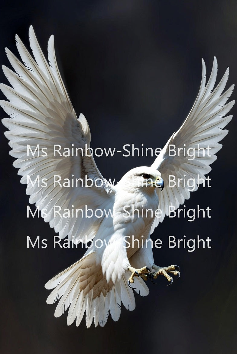 Majestic White Gyrfalcon - Digital Art Pack